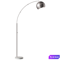 Pottery Barn Nella Metal Arc Sectional Floor Lamp 3D Model Corona