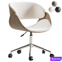 Office chair on wheels, Zoran 3D Model Corona