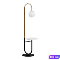 Floor lamp with coffee table Loft it Sonni 3D Model Corona