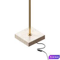 STOCKHOLM IKEA floor lamp 3D Model Vray, Corona