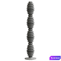Grand Collier Floor Lamp 3D Model Corona