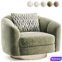 Sorbonne Chair 3D Model Vray, Corona