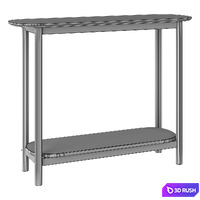 Landry console Black 3D Model Corona