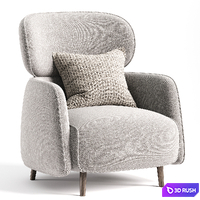 LUNA Armchair 3D Model Corona