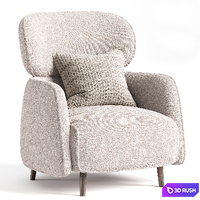 LUNA Armchair 3D Model Corona