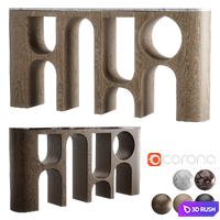 Rome Console 3D Model Corona
