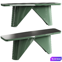 Molteni&amp;C Penelope Console 3D Model Corona