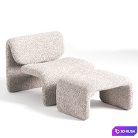 Owen Armchair by Poliform 3D Model Corona