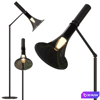FLOOR LAMP - BAFFO/P 3D Model Vray, Corona