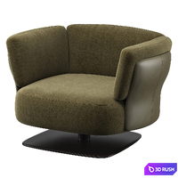 Saki Armchair 3D Model Vray, Corona