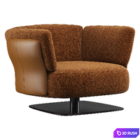 Saki Armchair 3D Model Vray, Corona