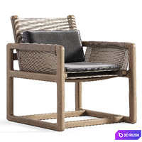 Easy Chair Carlo 3D Model Corona