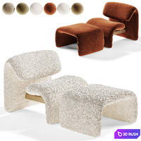 Avant Garde Armchair Bonaldo 3D Model Corona