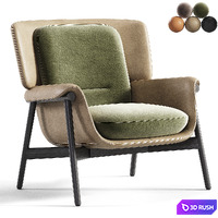 Armchair Keilhauer Abl 3D Model Corona