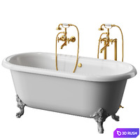 Jacob Delafon Cleo Bath 3D Model Vray, Corona