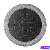 Wutai Mirror by DANTONE HOME 3D Model Corona