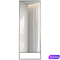 Cluatr Floor Mirror by Boca Room 3D Model Corona