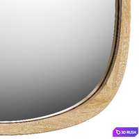 Cloud Wood wall mirror 3D Model Corona