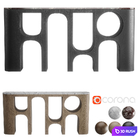 Rome Console 3D Model Corona