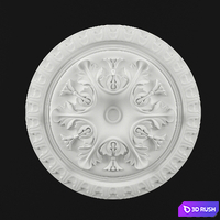 Ceiling rosette 3D Model Vray