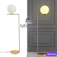 TORCHER FLOS IC LIGHTS FAMILY MICHAEL ANASTASSIADES DESIGNED BY MICHAEL ANASTASSIADES 3D Model Vray