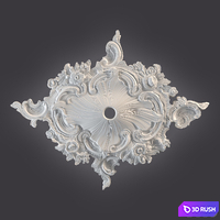 Ceiling Rosette 3D Model Vray
