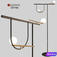 Yanzi Floor 3D Model Vray, Corona