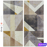 Framework Canvas Wall Art 3D Model Vray, Corona