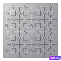 Gypsum stucco 3D Model Corona