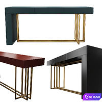 Meridiani Quincy Console table 3D Model Corona
