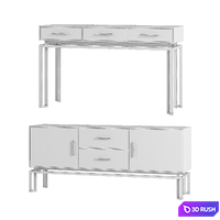 Chest and console Oro Tosconova 3D Model Vray, Corona