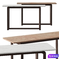 Poltrona Frau Fidelio Console Table 3D Model Vray, Corona