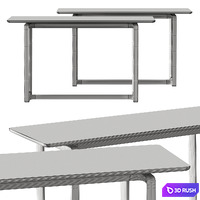 Poltrona Frau Fidelio Console Table 3D Model Vray, Corona