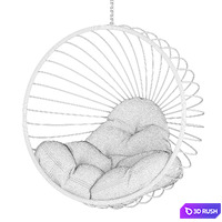 Bubble Chair 3D Model Vray, Corona
