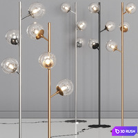 Metal Lux Global H 170 Floor Lamps 3D Model Vray, Corona