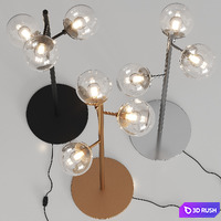 Metal Lux Global H 170 Floor Lamps 3D Model Vray, Corona