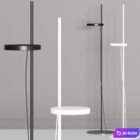 Palo e15 Floor Lamps 3D Model Vray, Corona