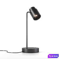 Reel t table lamp 3D Model Vray, Corona