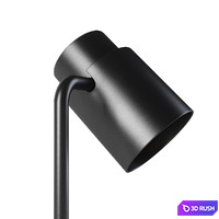 Reel t table lamp 3D Model Vray, Corona
