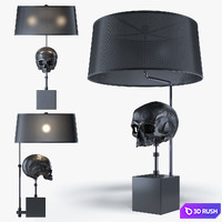 Extruder Eichholtz Lighting 3D Model Vray, Corona