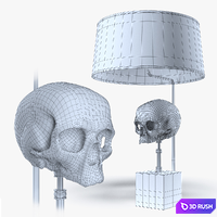 Extruder Eichholtz Lighting 3D Model Vray, Corona