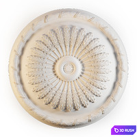 Ceiling rosette Perfect B3062 3D Model Vray, Corona