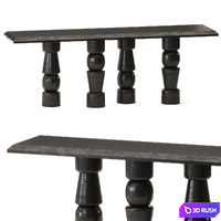 El Templo - Pfeifer studio Console Table 3D Model Vray, Corona