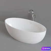 Ceramica Flaminia APP Bathtub 3D Model Corona