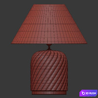 Table lamp Eichholtz 110908 Savona 3D Model Corona