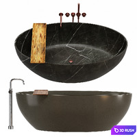 byCOCOON bathtub set 4 3D Model Vray, Corona
