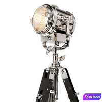Ralph Lauren - Montauk Searchlight Floor Lamp 3D Model Corona