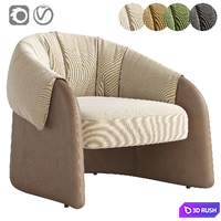 BLAZER ARMCHAIR By Ditre Italia 3D Model Vray, Corona
