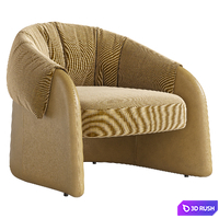 BLAZER ARMCHAIR By Ditre Italia 3D Model Vray, Corona