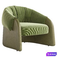 BLAZER ARMCHAIR By Ditre Italia 3D Model Vray, Corona